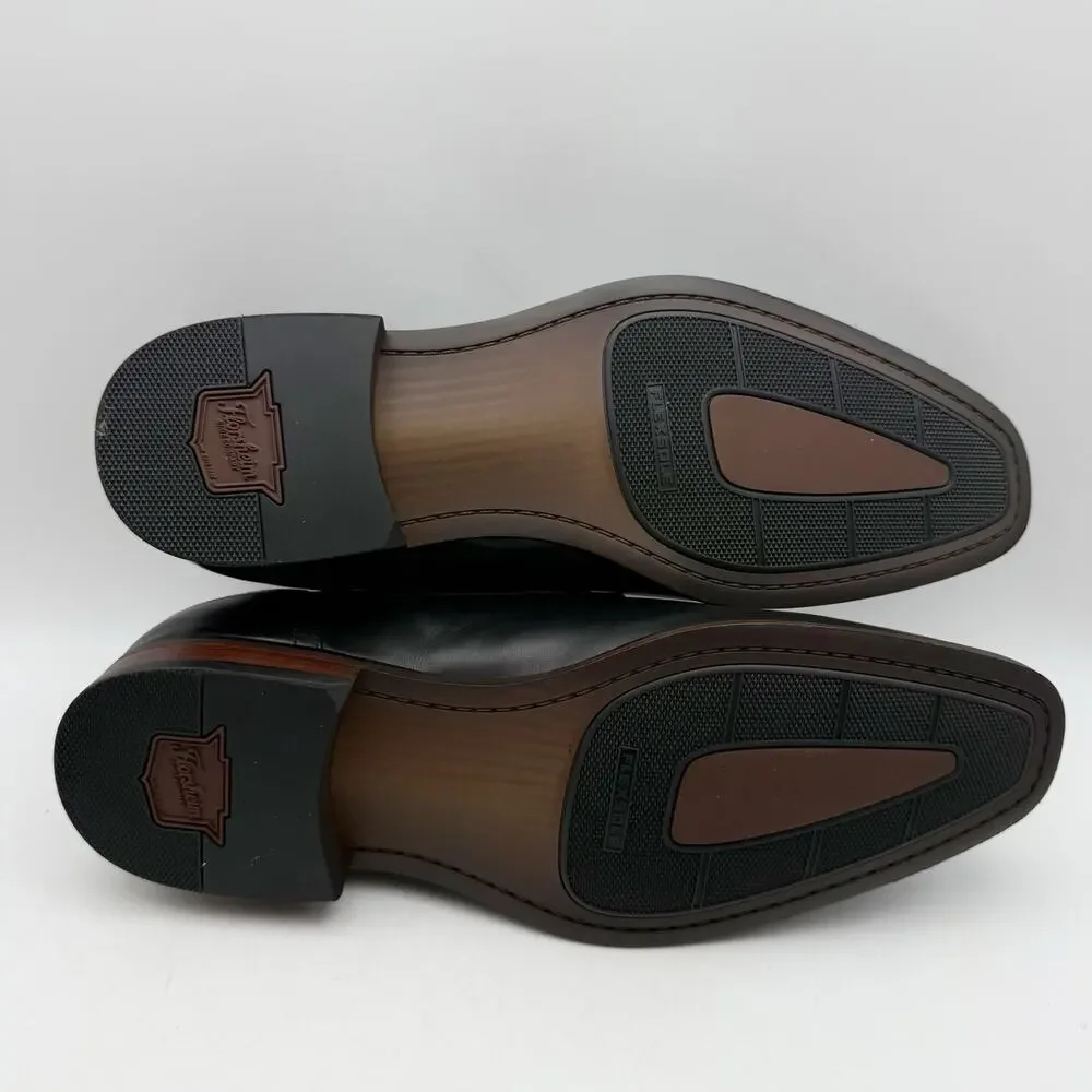 Florsheim Mens Sorrento Monk Strap Dress Shoes US 9.5 Wide Black Leather NIB